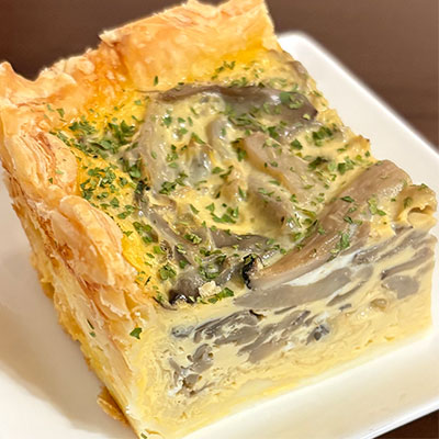 きのこのキッシュ