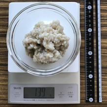 オートミール 26g (2)を調理したオートミール 139g 91kcal