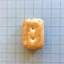 乾パンのクロースアップ