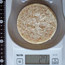 イングリッシュマフィン半分