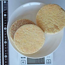 イングリッシュマフィン2個分