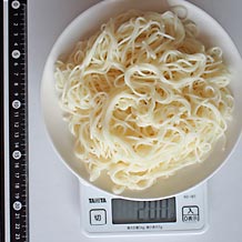 茹でたそうめん200g