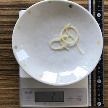 茹でたスパゲッテ 2g