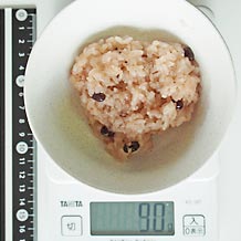 赤飯お茶碗半分 90g