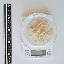 生そばをゆでたもの10g