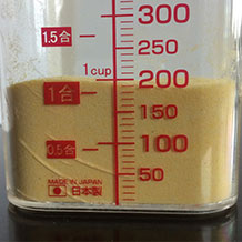 コーンミール 200cのクロースアップ