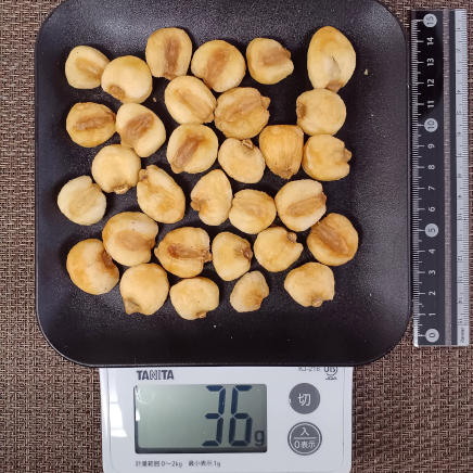 皿に広げたジャイアントコーンフライ 36g