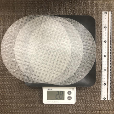 3枚分のライスペーパー