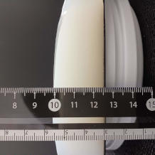 1辺の厚さ2.5㎝の三角形のこんにゃく