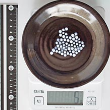 茹でたミニタピオカ5g