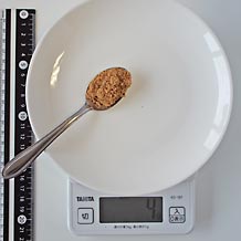 黒砂糖粉ティースプーン１杯