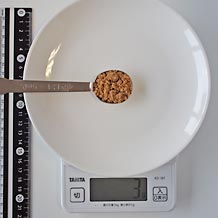 黒砂糖粉小匙１杯