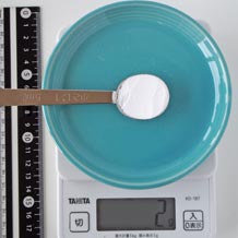 ブドウ糖小匙１杯すりきり