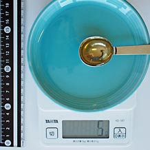 小匙1杯のはちみつ