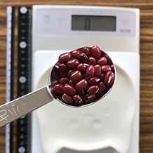 小豆小さじ一杯