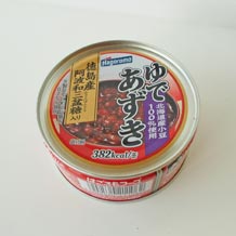 ゆであずき缶詰