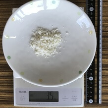 おから豆乳クッキー1枚分のおから 3.5g