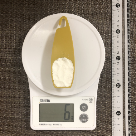 大さじ1杯のココナッツパウダー