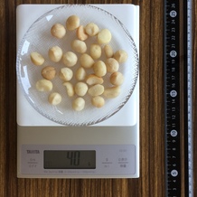 300kcal分のマカダミアナッツ