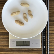 落花生、5個(殻付き)