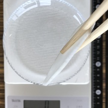 かぶ薄切りのクロースアップ