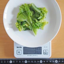 茹でたキャベツ30g