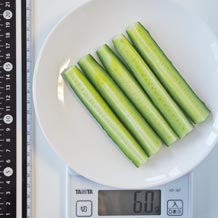 きゅうりスティック5本