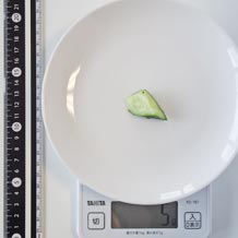 きゅうり乱切り1個