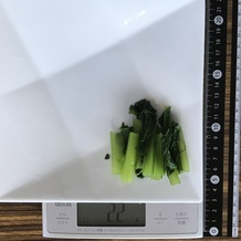 茹でた小松菜 22g