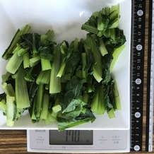 茹でた小松菜 170g