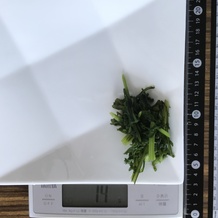 茹でた春菊 14g