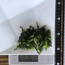 茹でた春菊 35g