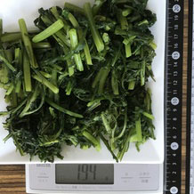 茹でた春菊 194g