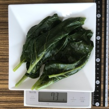 茹でたツルムラサキ 73g