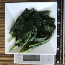 茹でたツルムラサキ 94g