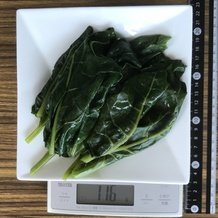 茹でたツルムラサキ 116g