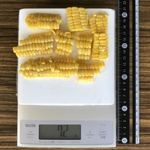 とうもろこし 72g