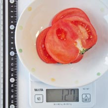 トマト輪切り3枚