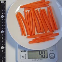 にんじん短冊切り40g