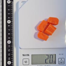 にんじん角切り4個