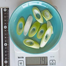 ネギ斜め切り19g