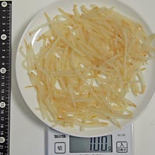 茹でたもやし100g