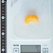 みかんMサイズ1房の皮をむいたもの 7g
