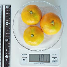 みかんSサイズ3個 181g