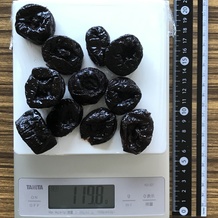 乾燥プルーン 11個 119.8g 282kcal
