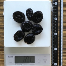 乾燥プルーン 7個 69.1g 163kcal