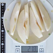 中国梨1/12スライス6個 210g