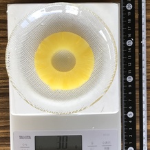 パイナップルスライス1枚 30g