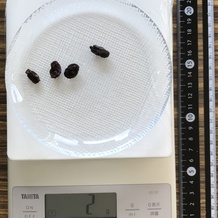 レーズンバター1個分の干しぶどう 2g