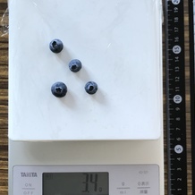 ブルーベリー4個 3.4g